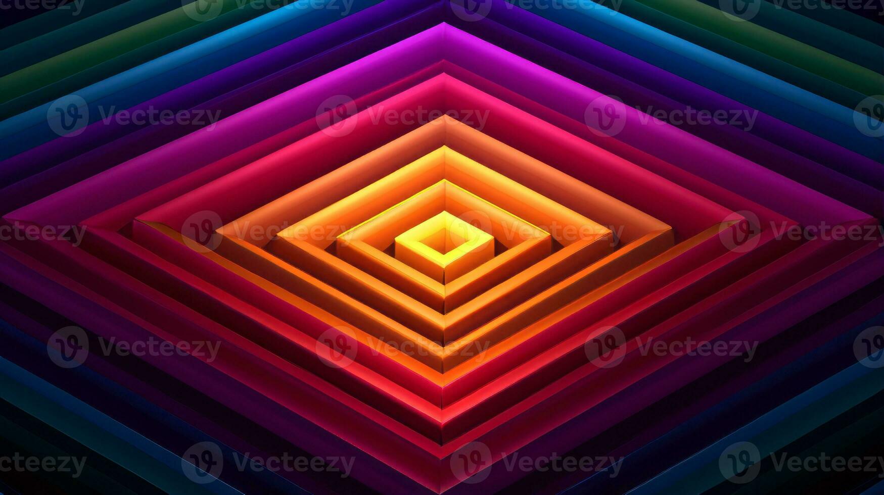 Confounding geometric illusion. Generative AI photo