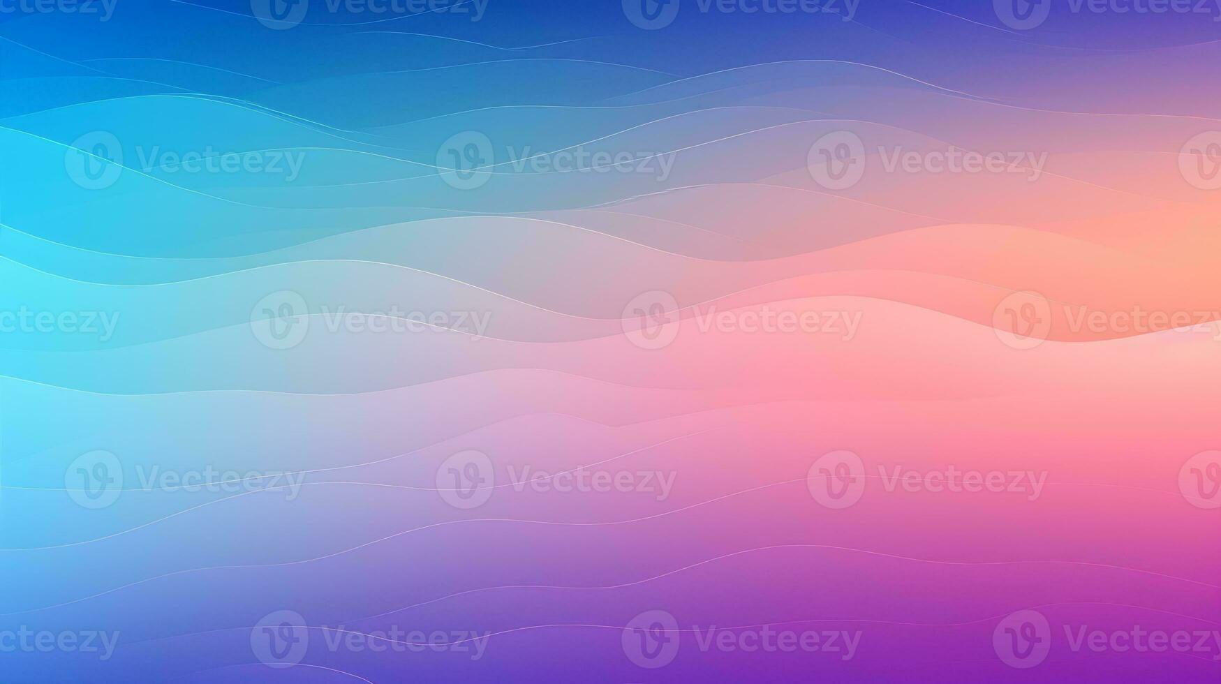Vivid Gradient Mirage. Generative AI photo