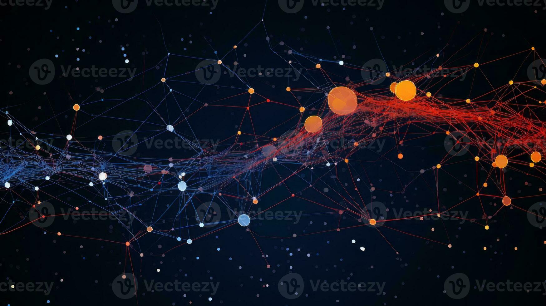 Mesmerizing machine learning, illustrates AI. Generative AI photo