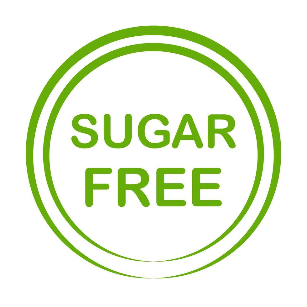 sugar free icon for graphic design, logo, web site, social media, mobile app, ui illustration vector