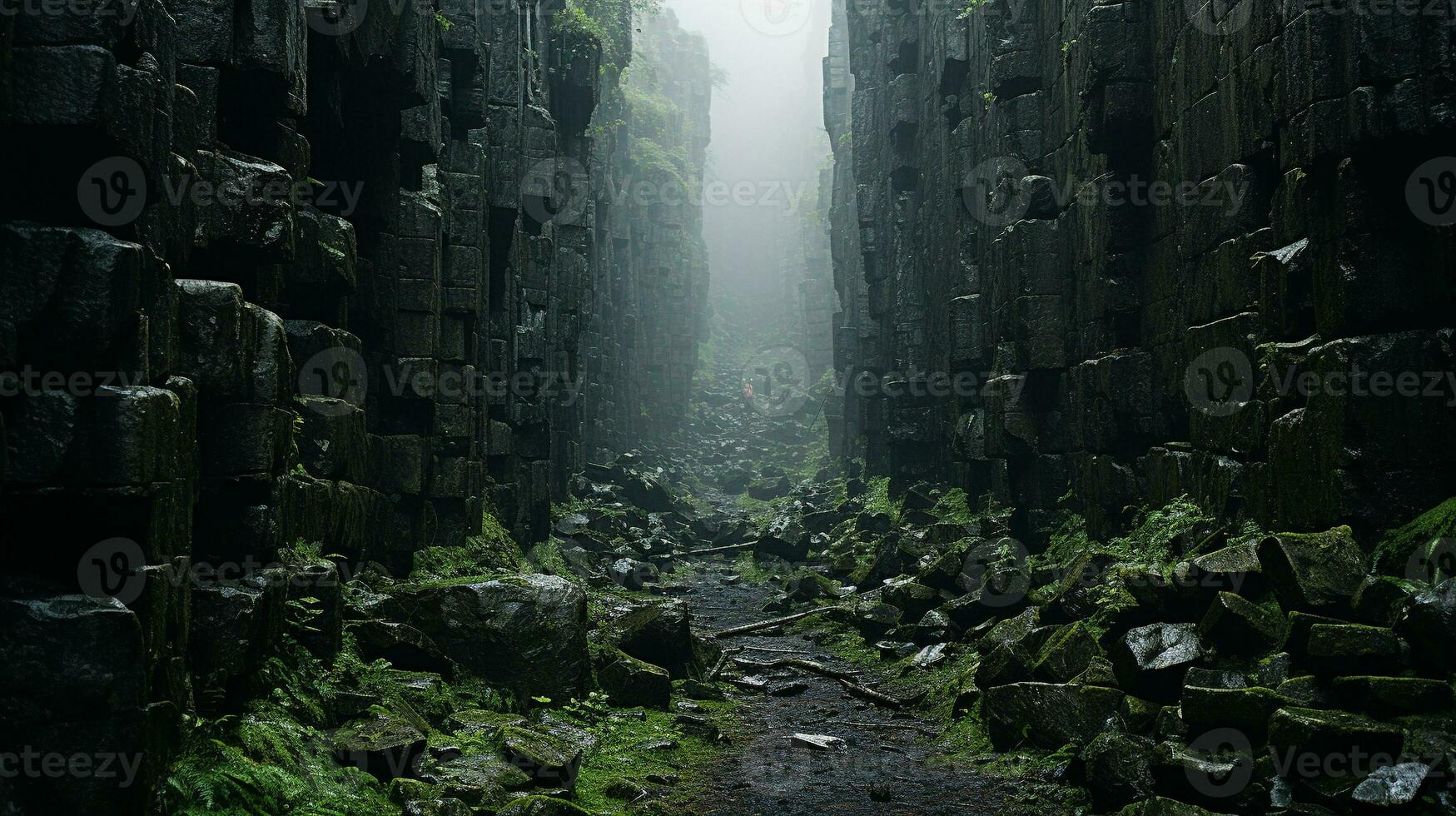 Generative AI, Canyon Whispers A Journey into Enigmatic Depths photo
