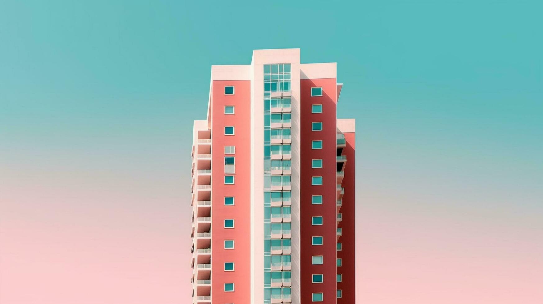 Generative AI, Minimalist cityscapes Capture cityscapes with minimal elements photo