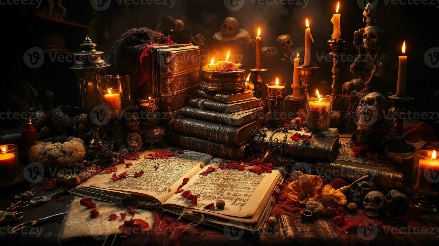 Generative AI, Whispers of Darkness Unveiling Devilish Artifacts photo