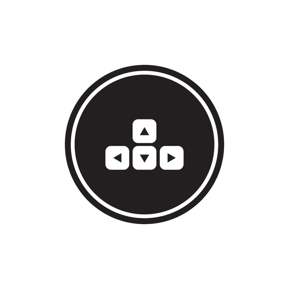 keyboard button icon vector