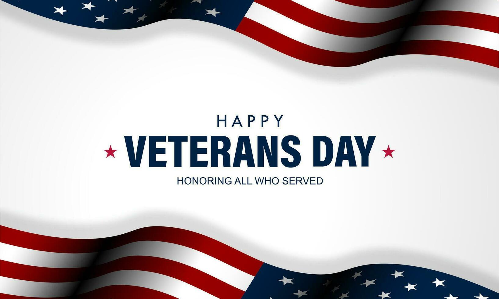 Happy Veterans Day United States of America background vector illustration