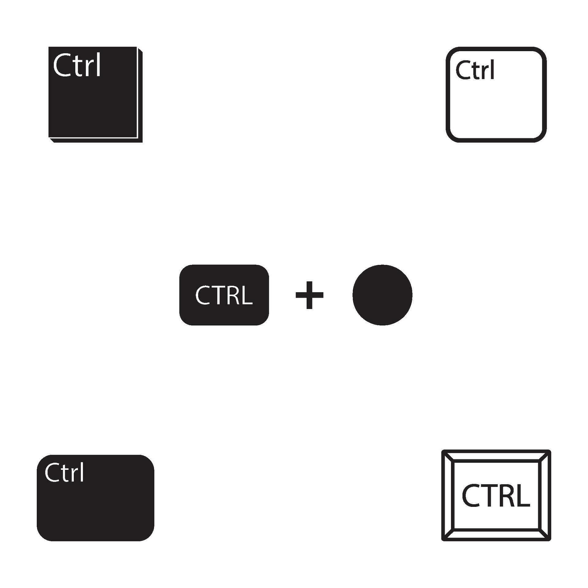 ctrl key icon vector 29269403 Vector Art at Vecteezy