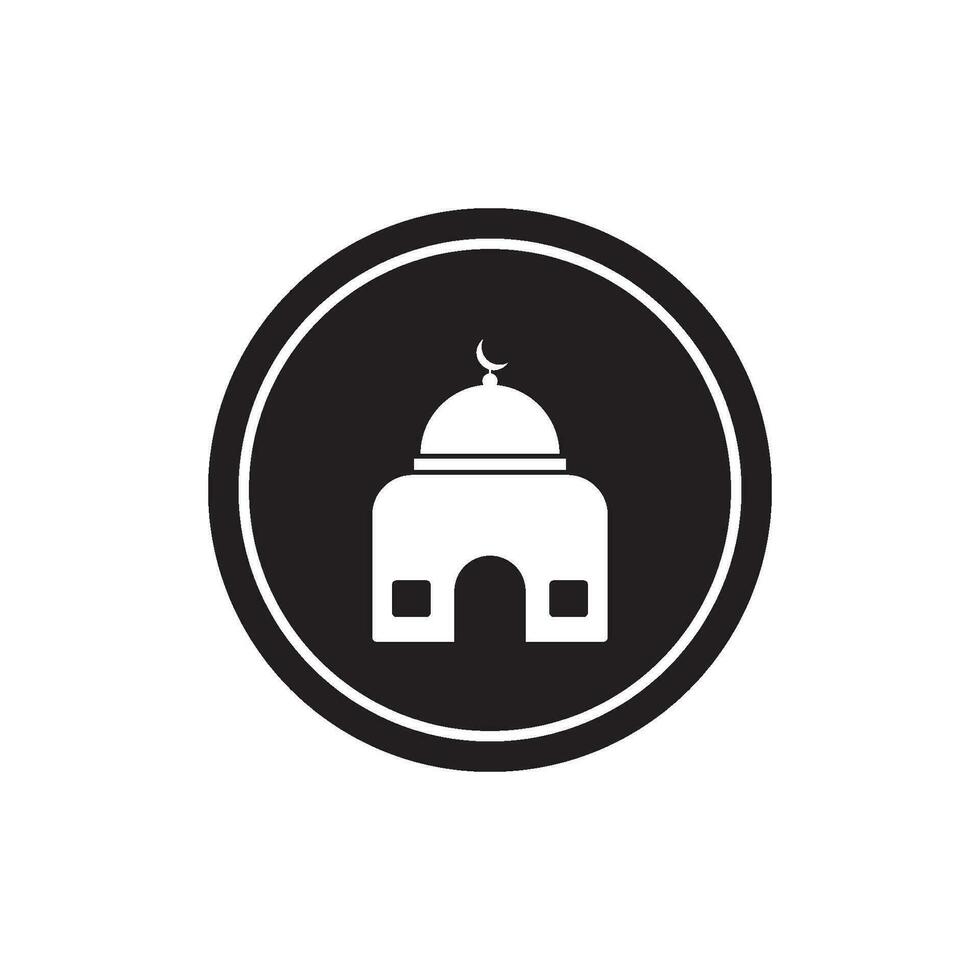 mosque icon vector