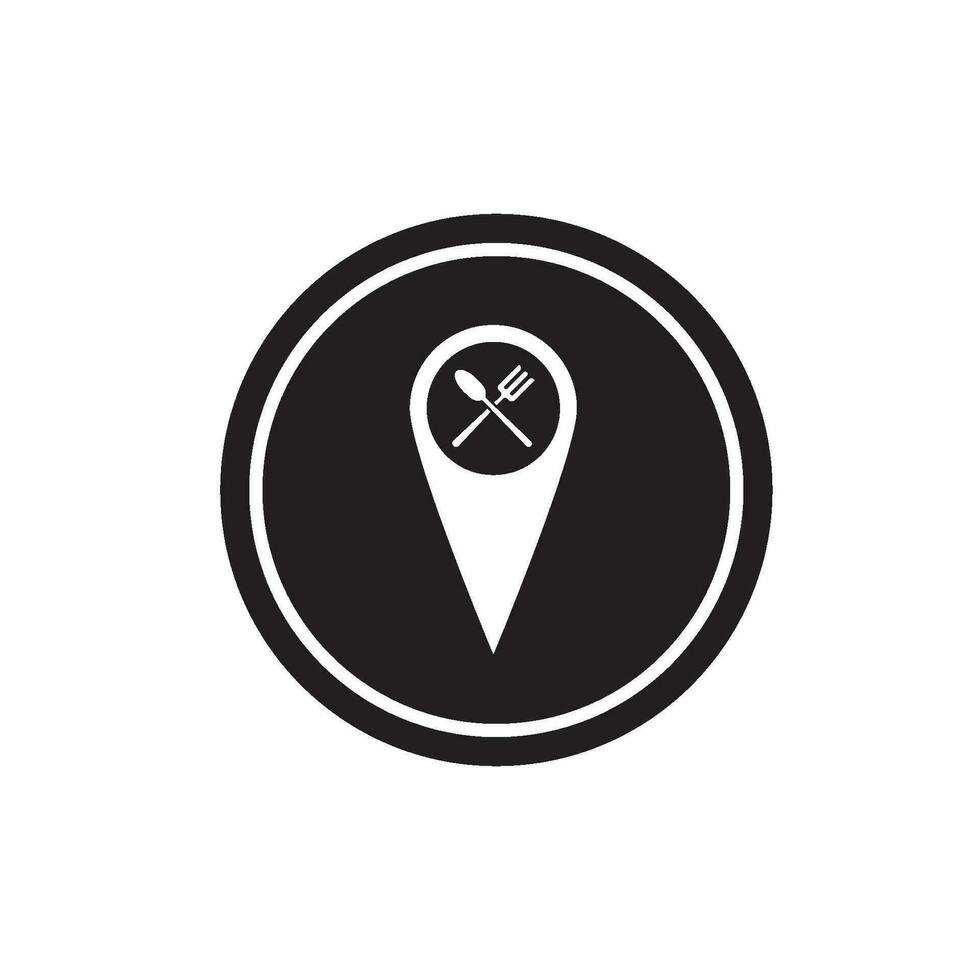 restaurant icon vector