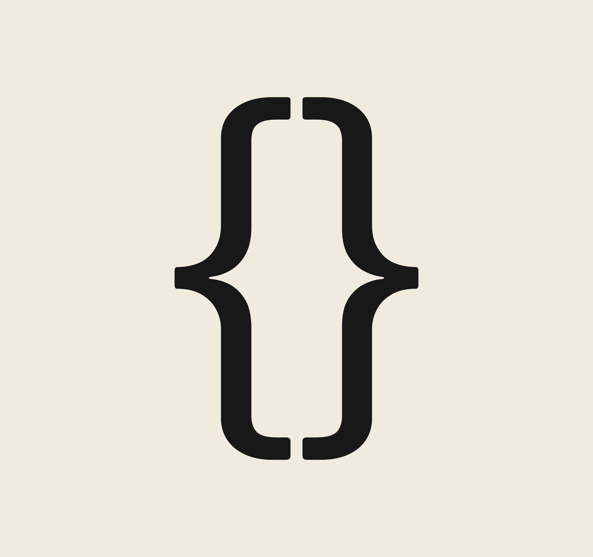Curly braces symbol and dobule braces, symmetric sign for text quote