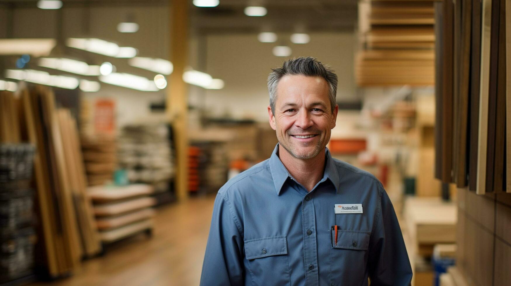 local comercio empresarios retratos de pequeño negocio dueños, ai generativo foto