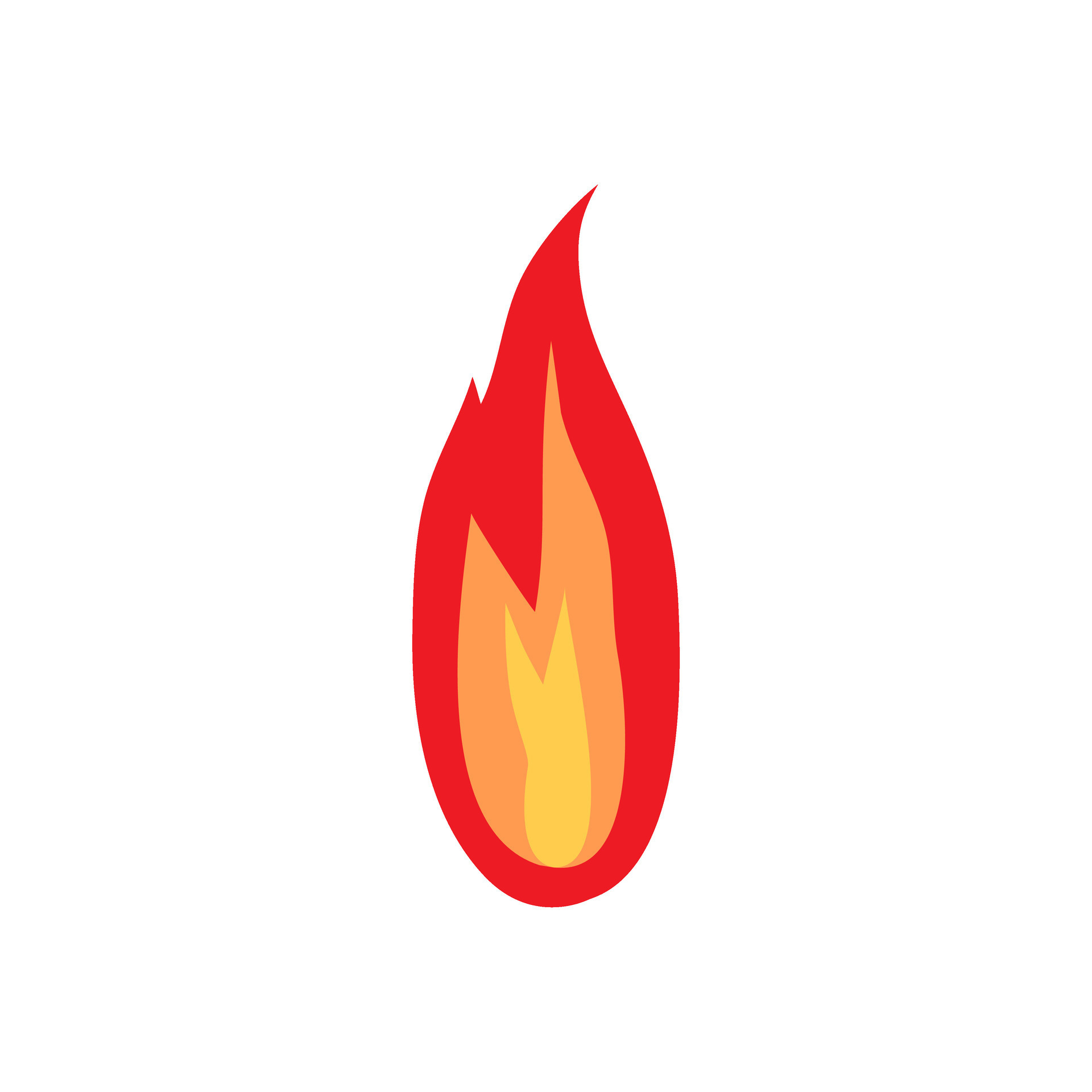 Fire icon vector set. Flame illustration sign collection. Burn symbol ...