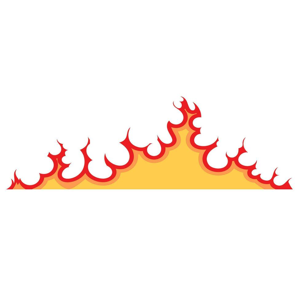Fire icon vector set. Flame illustration sign collection. Burn symbol. Hot logo.