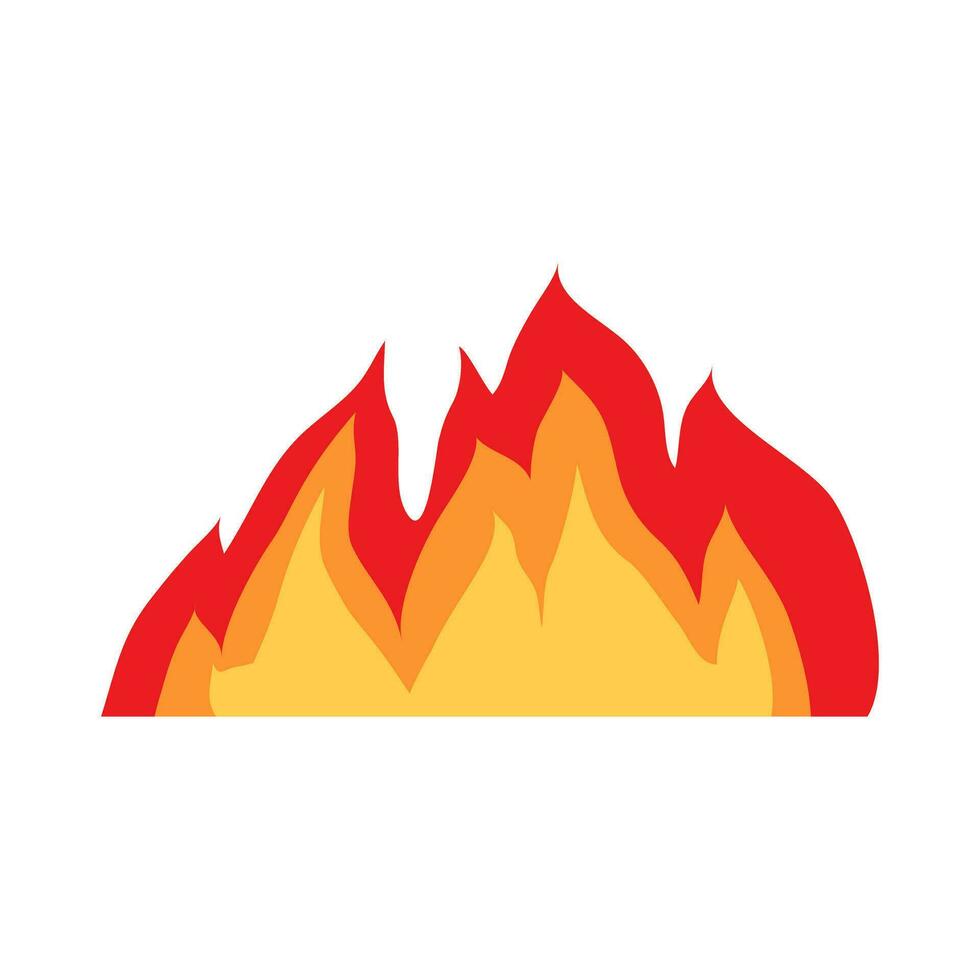 fuego icono vector colocar. fuego ilustración firmar recopilación. quemar símbolo. caliente logo.