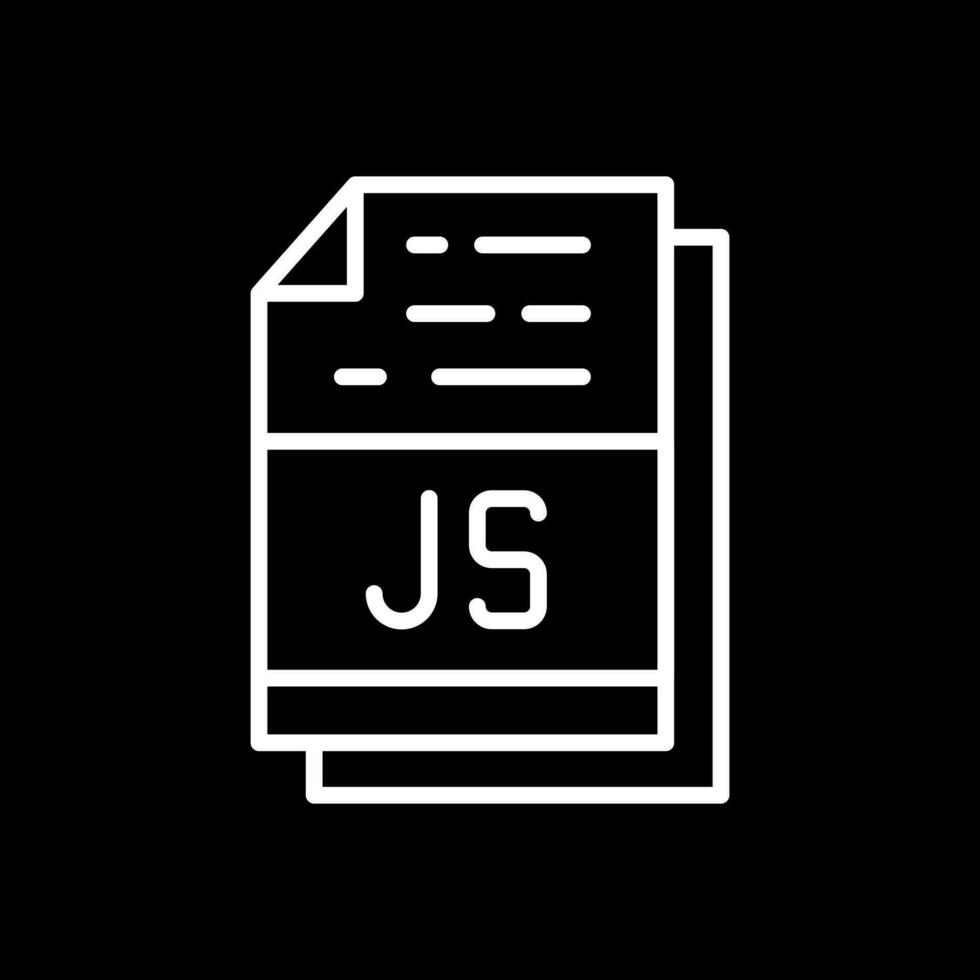 Js File Format Vector Icon Design