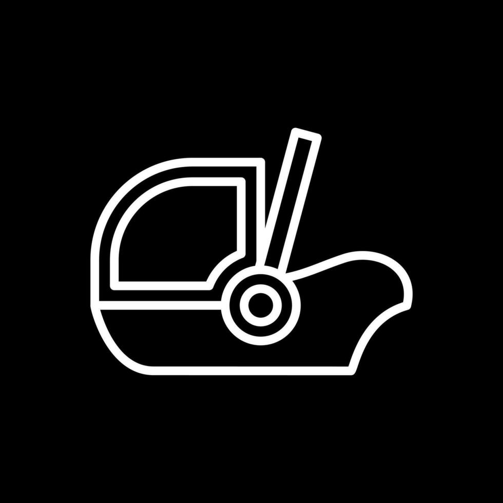 Baby car seat Vector Icon Design