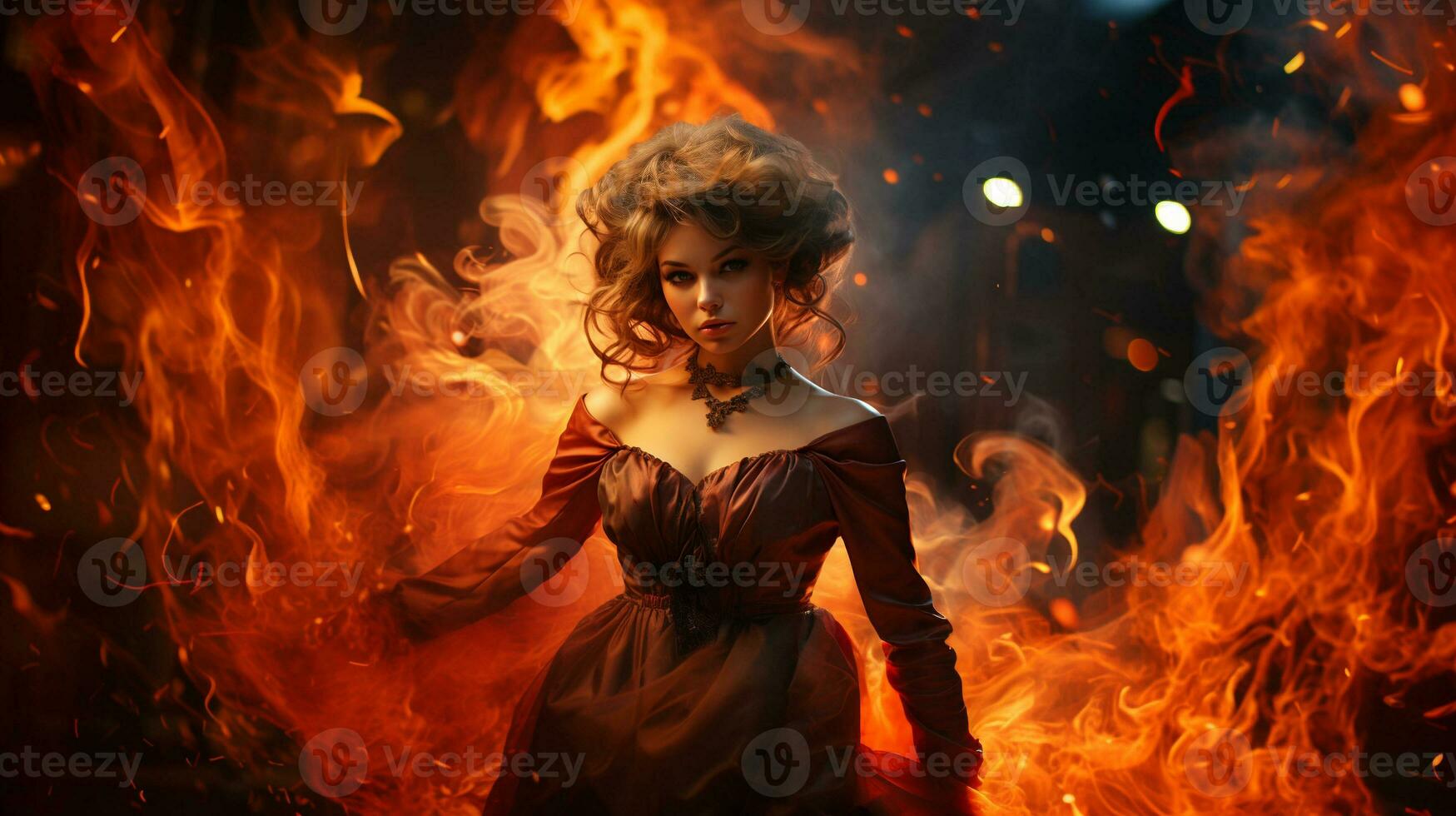 Generative AI, Infernal Embrace photo