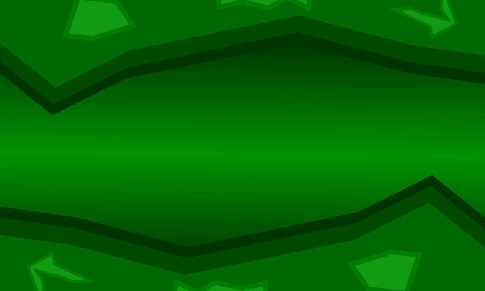 Abstract green stripes and free space for design. vector