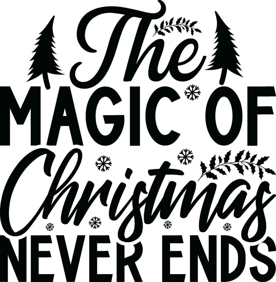 Christmas Lettering design for greeting banners, Mouse Pads, Prints, Cards and Posters, Mugs, Notebooks, Floor Pillows and T-shirt prints design. vector