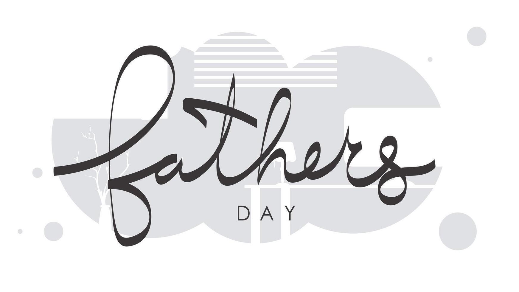 Father's day banner. illustration. vector