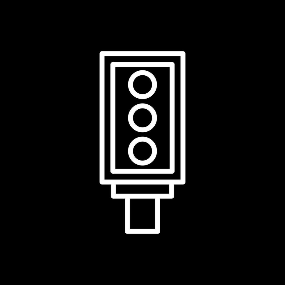 Traffic light Vector Icon Design