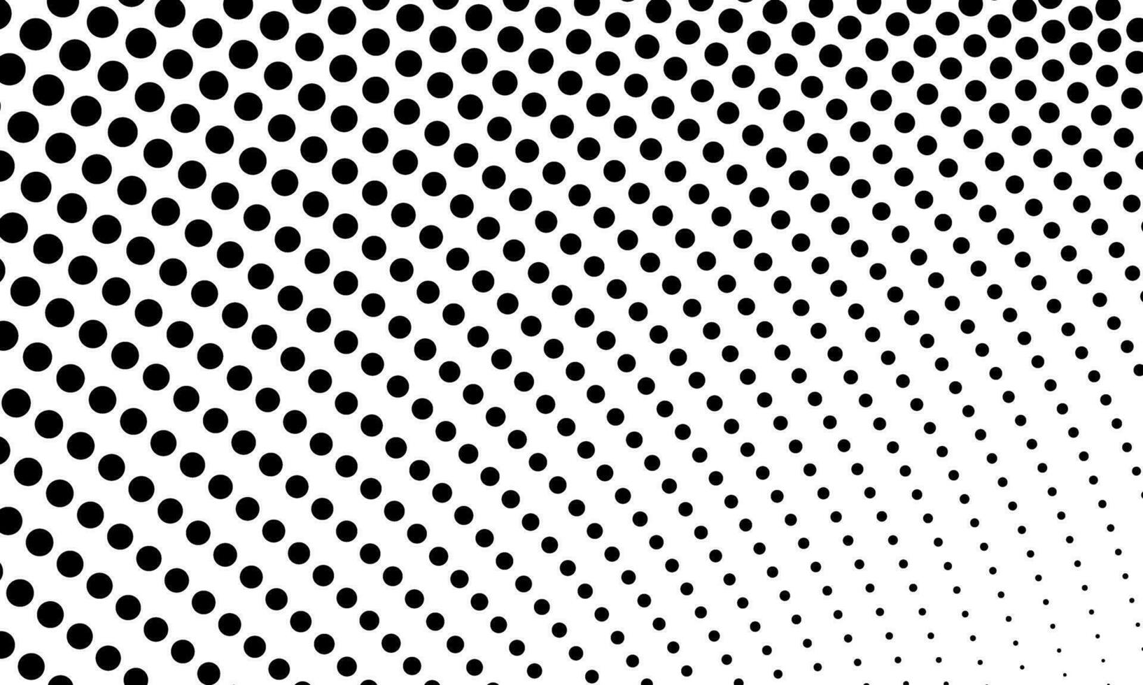 Color Halftone Dots Wave Pattern Vector Background