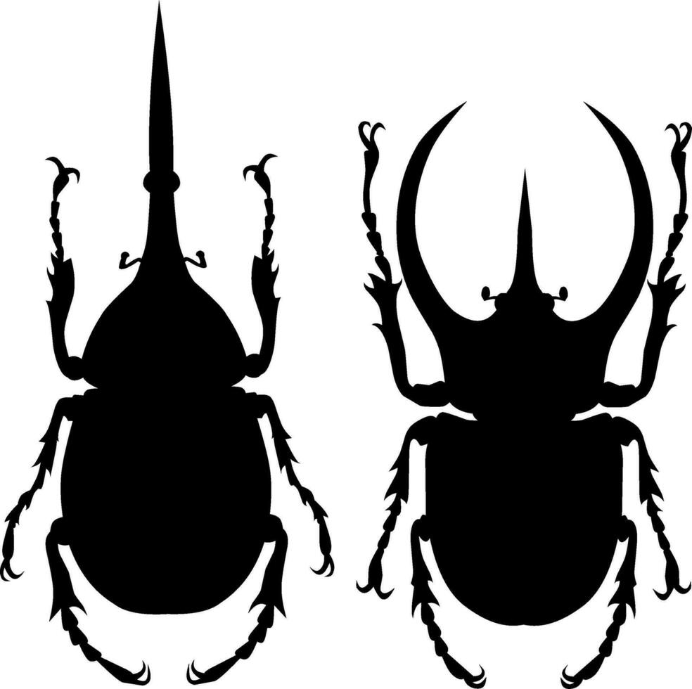 Insect Silhouette vector icon illustration