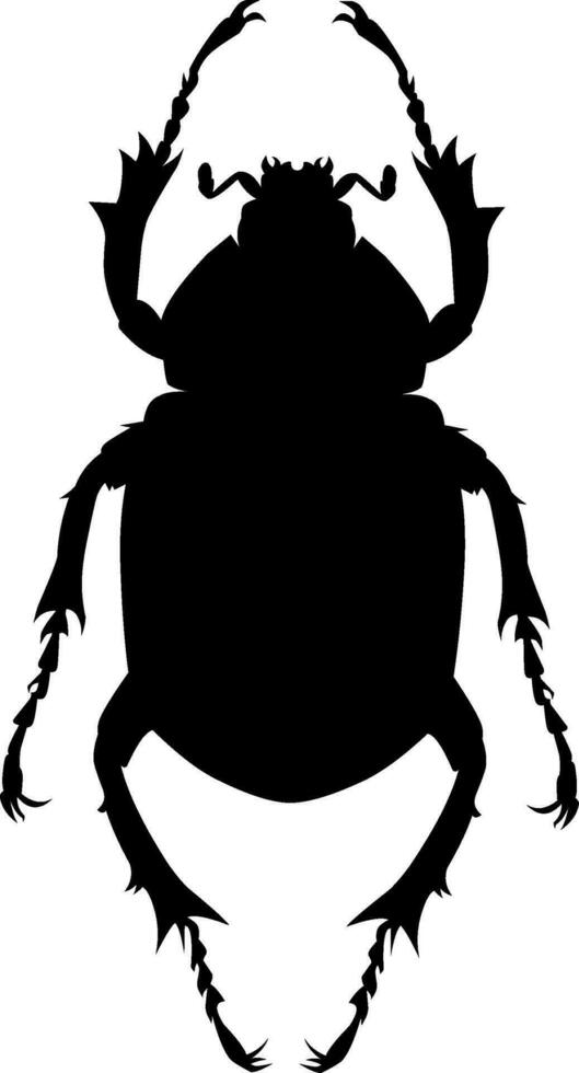 Insect Silhouette vector icon illustration