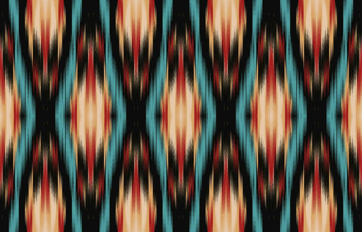Ethnic abstract ikat art. Aztec ornament print. geometric ethnic pattern seamless  color oriental.  Design for background ,curtain, carpet, wallpaper, clothing, wrapping, Batik, vector illustration.