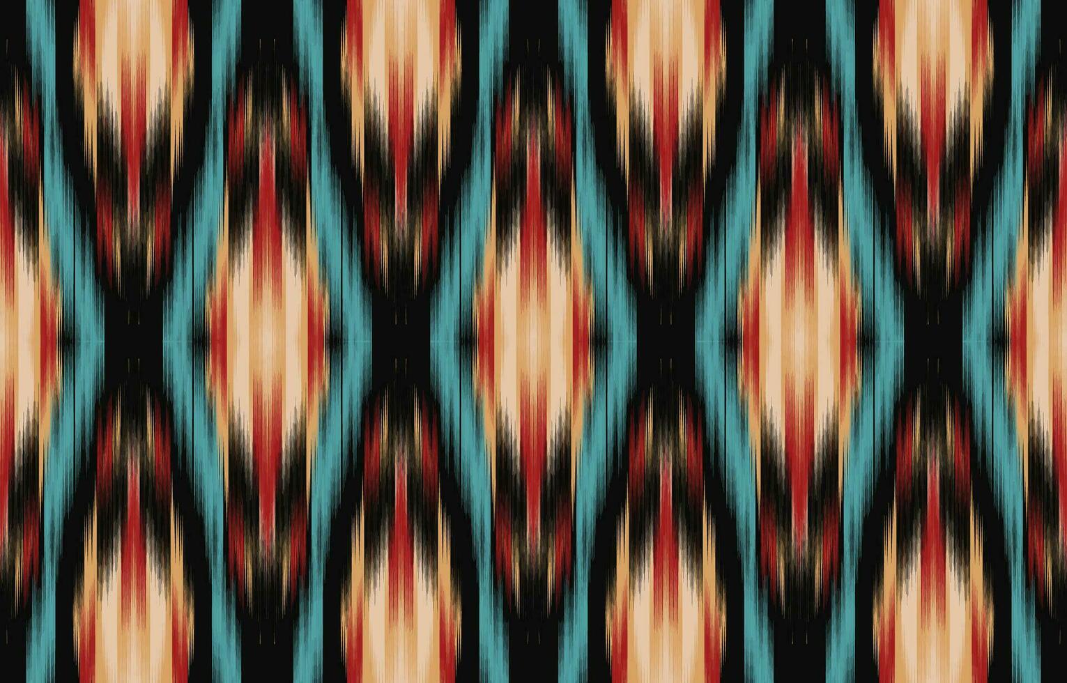 Ethnic abstract ikat art. Aztec ornament print. geometric ethnic pattern seamless  color oriental.  Design for background ,curtain, carpet, wallpaper, clothing, wrapping, Batik, vector illustration.