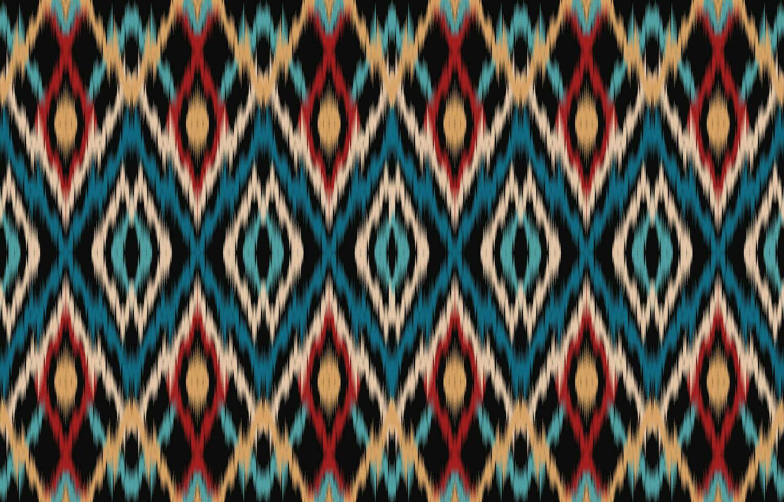 Ethnic abstract ikat art. Aztec ornament print. geometric ethnic pattern seamless  color oriental.  Design for background ,curtain, carpet, wallpaper, clothing, wrapping, Batik, vector illustration.