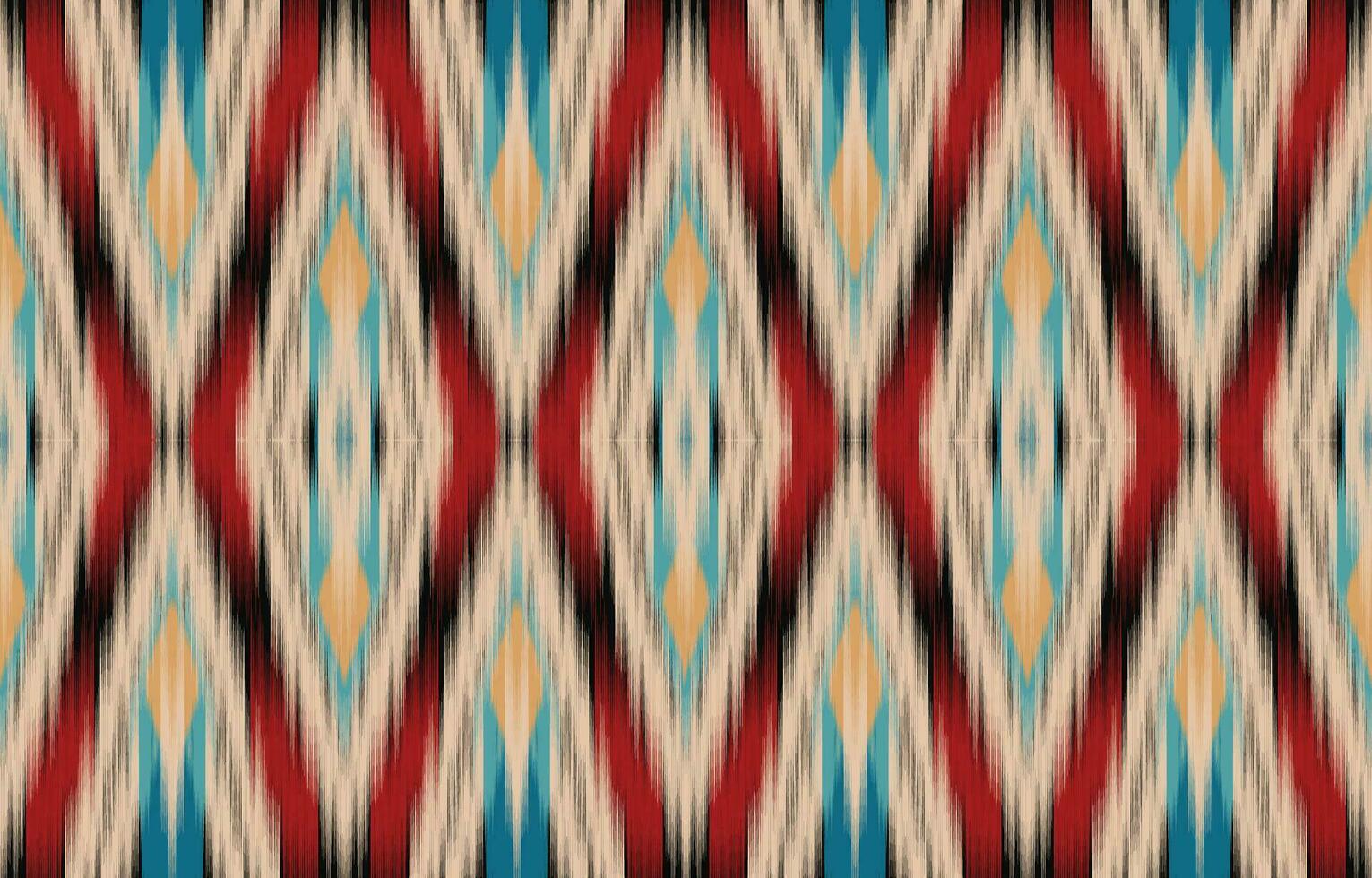 Ethnic abstract ikat art. Aztec ornament print. geometric ethnic pattern seamless  color oriental.  Design for background ,curtain, carpet, wallpaper, clothing, wrapping, Batik, vector illustration.