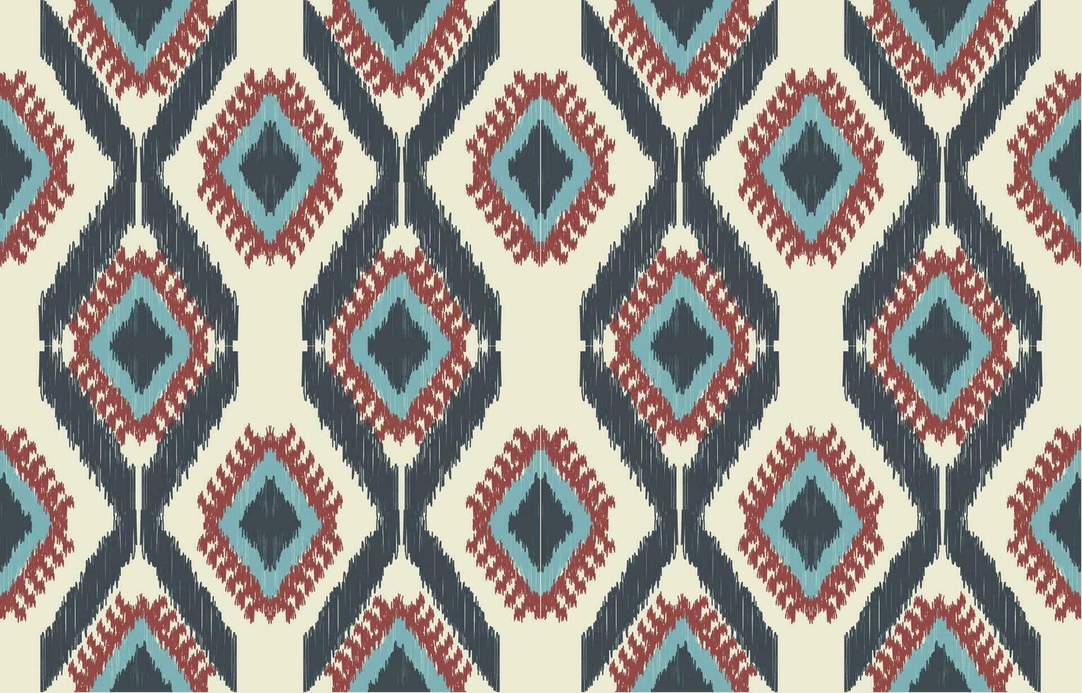 Ethnic abstract ikat art. Aztec ornament print. geometric ethnic pattern seamless  color oriental.  Design for background ,curtain, carpet, wallpaper, clothing, wrapping, Batik, vector illustration.
