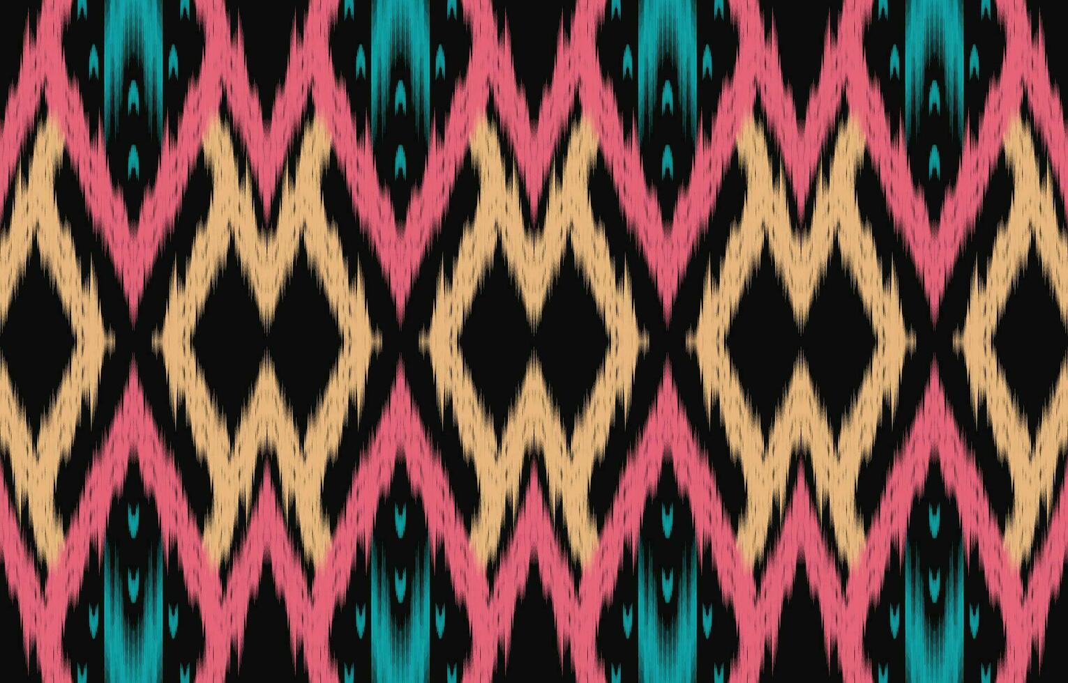 Ethnic abstract ikat art. Aztec ornament print. geometric ethnic pattern seamless  color oriental.  Design for background ,curtain, carpet, wallpaper, clothing, wrapping, Batik, vector illustration.