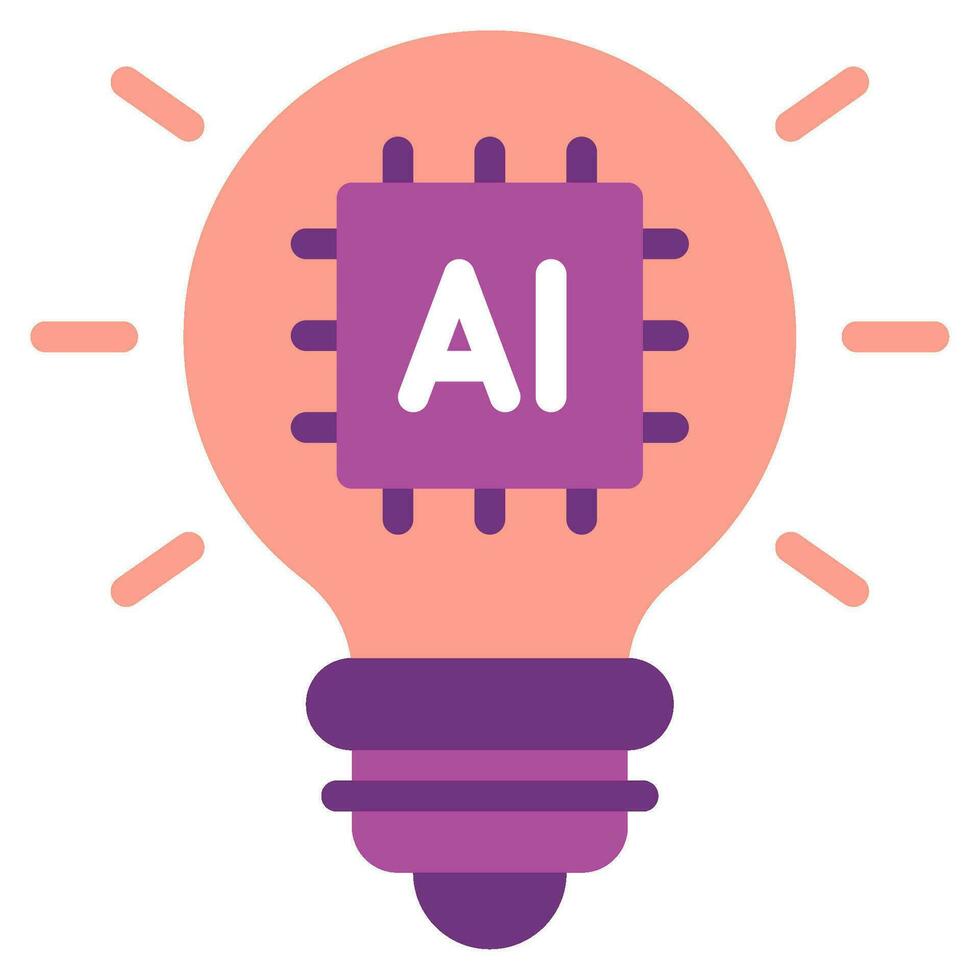 Understanding AI Basics icon vector