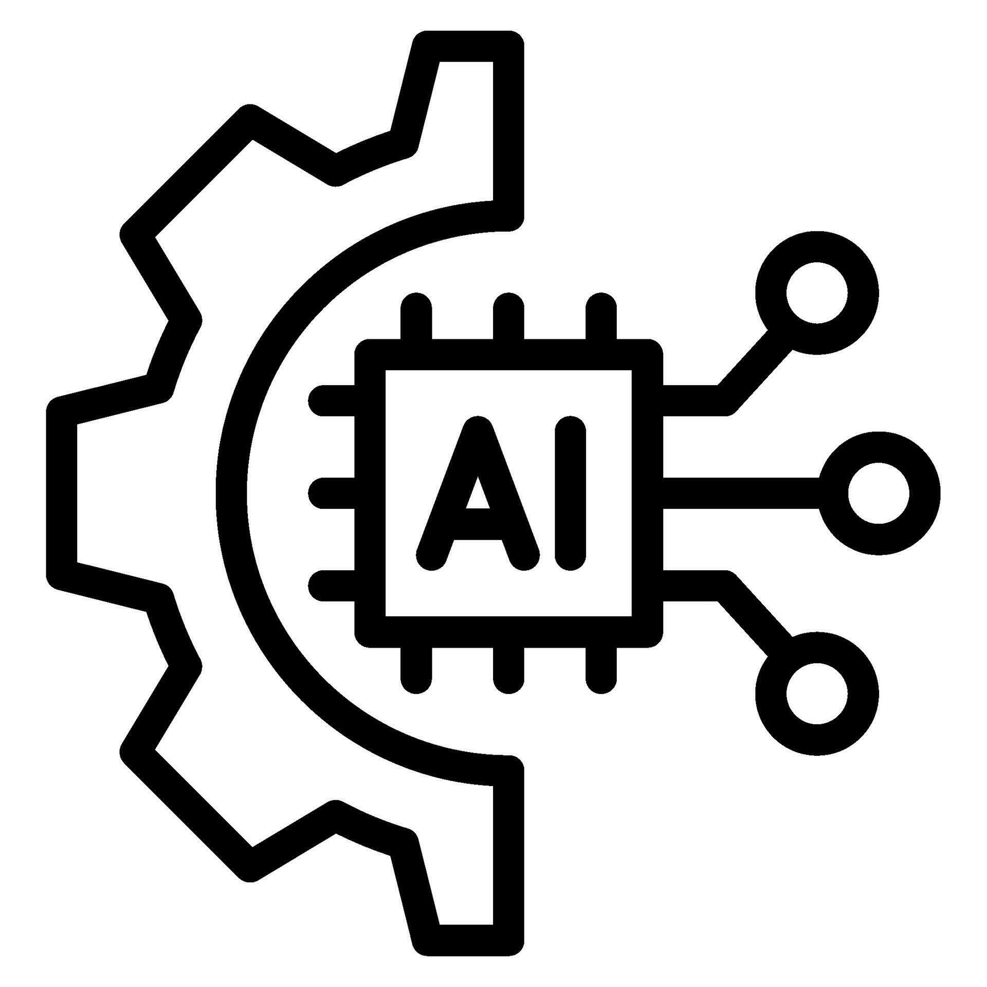 AI and Automation icon 29272378 Vector Art at Vecteezy