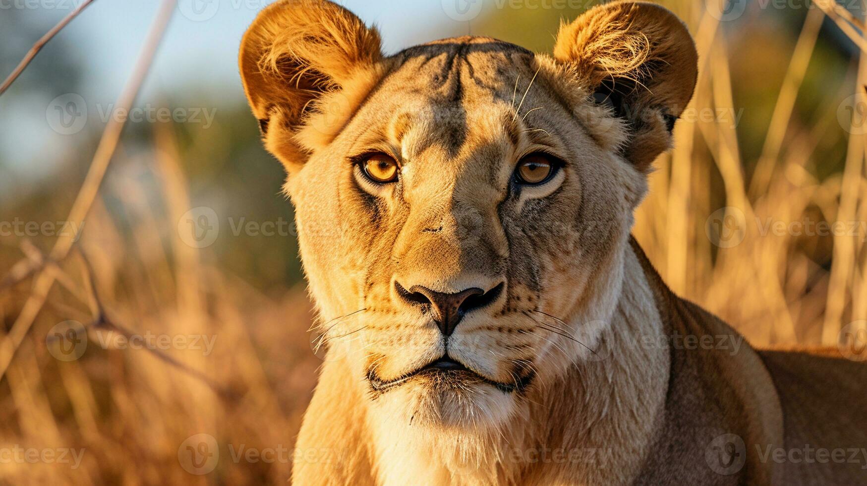 Vigilant Watch Lioness on High Alert photo