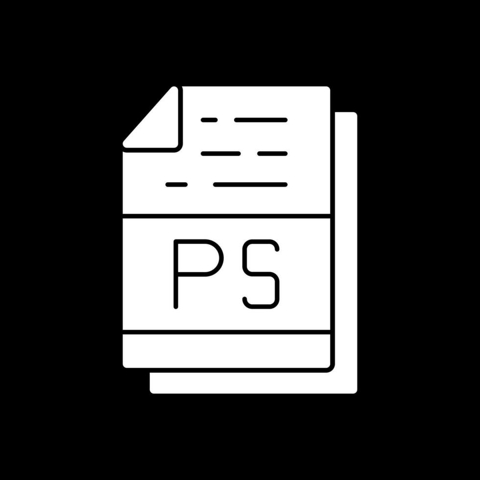 PS File Format Vector Icon Design