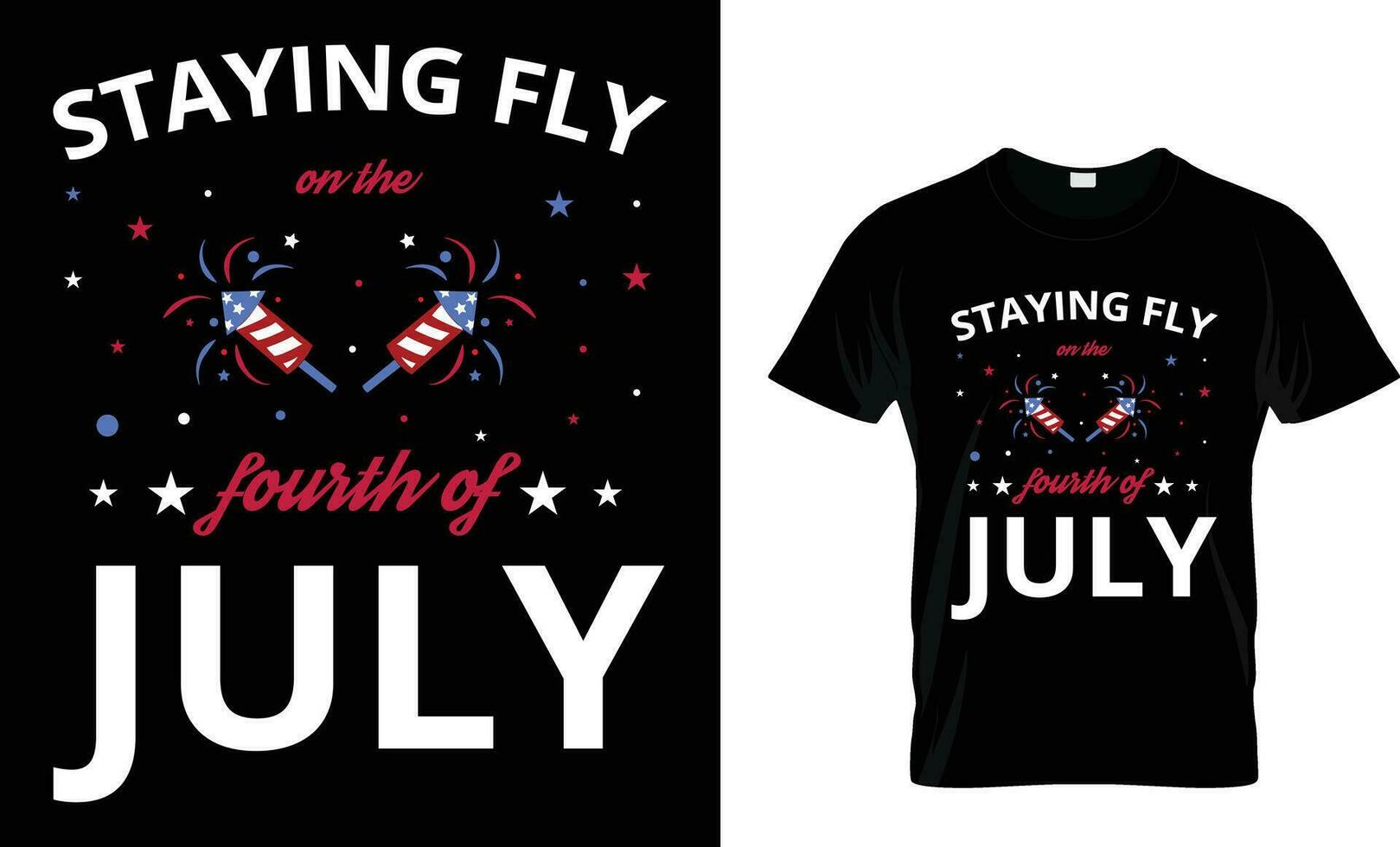 Fourth Of July - 4th of July vector design, Illustration for prints on t-shirts.