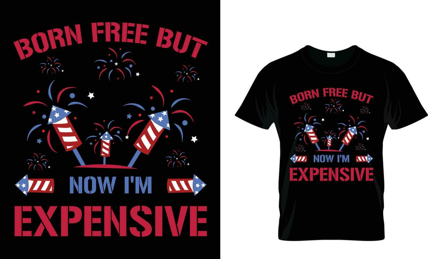 Fourth Of July - 4th of July vector design, Illustration for prints on t-shirts.