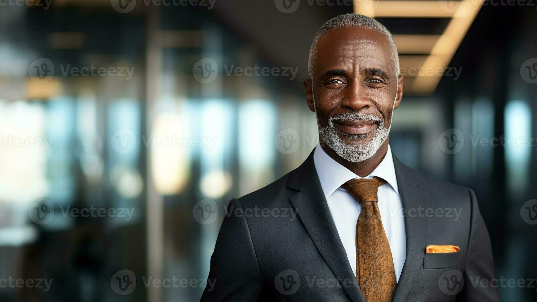 Confident and Stylish African American Businessman the Corporate Look photo
