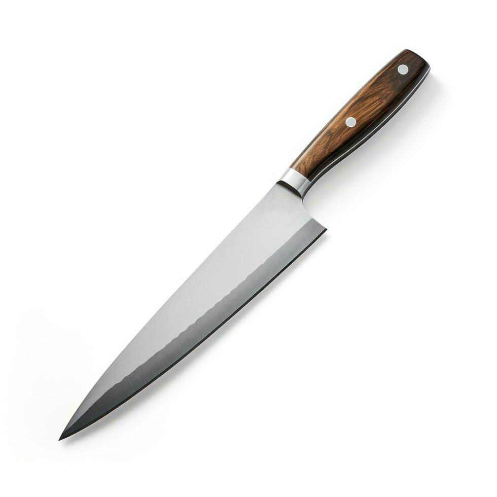 Kitchen knife isolated photo