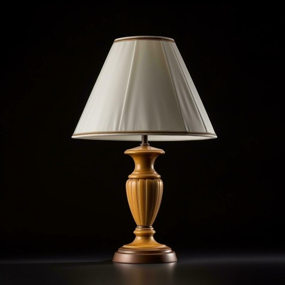 Lable lamp isolated photo