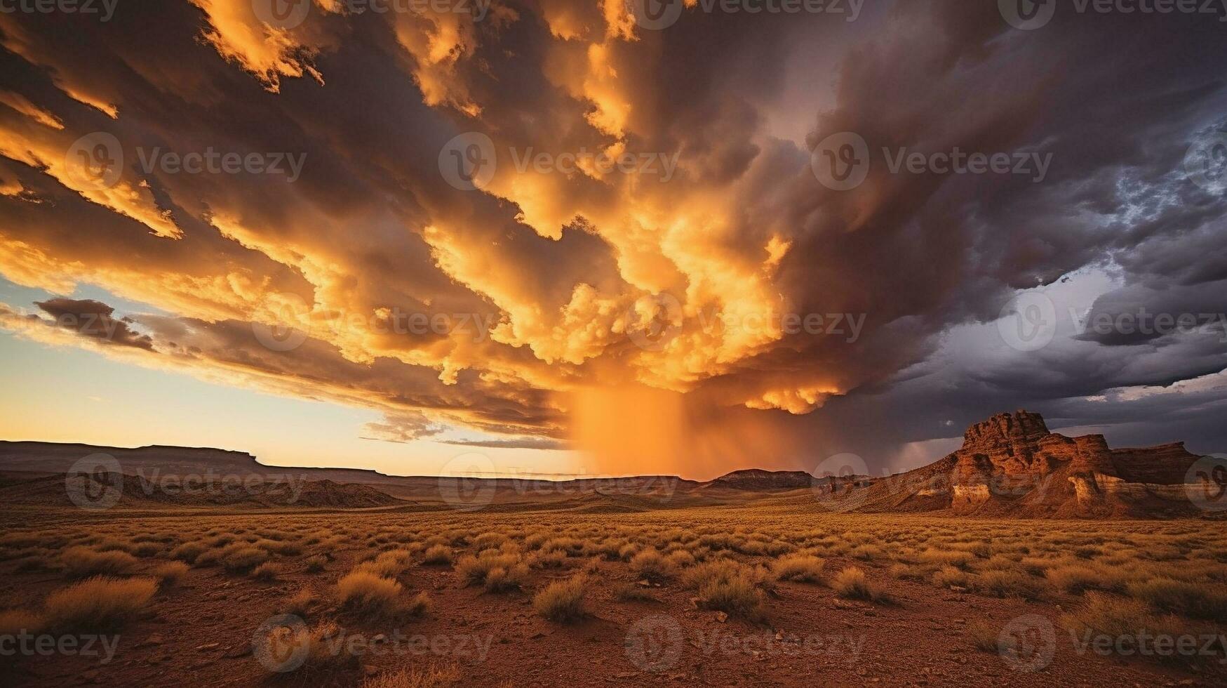 Generative AI, Ethereal Drama A Captivating Sky photo