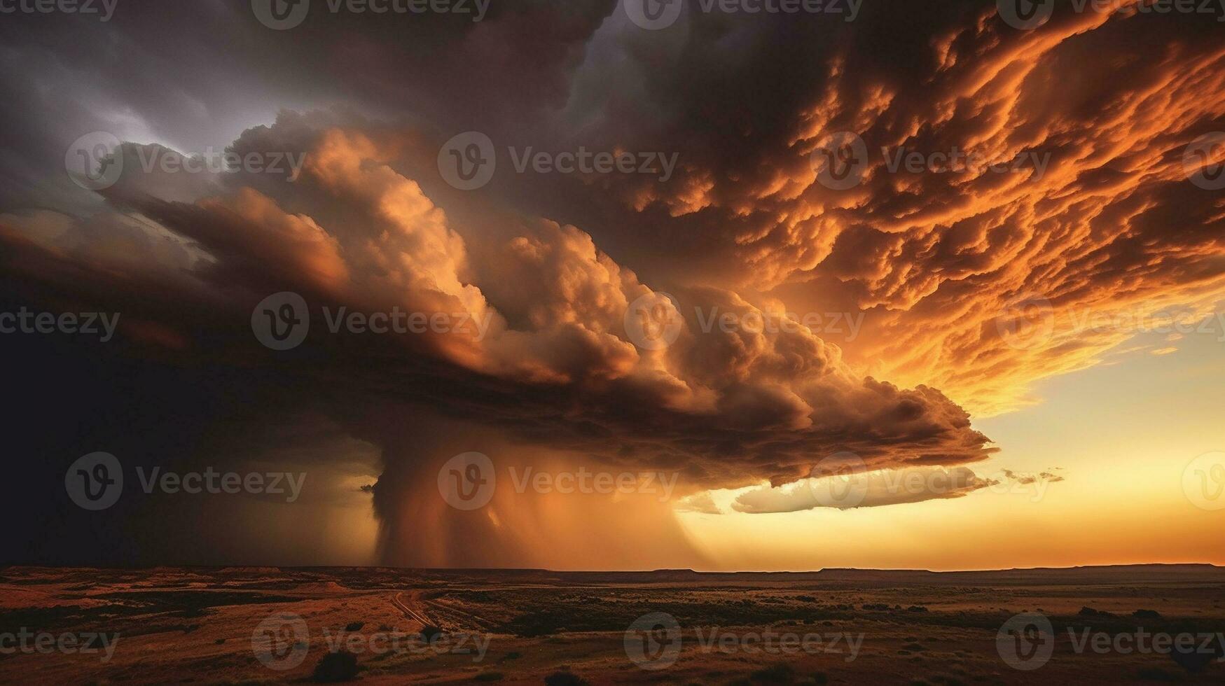 Generative AI, Ethereal Drama A Captivating Sky photo