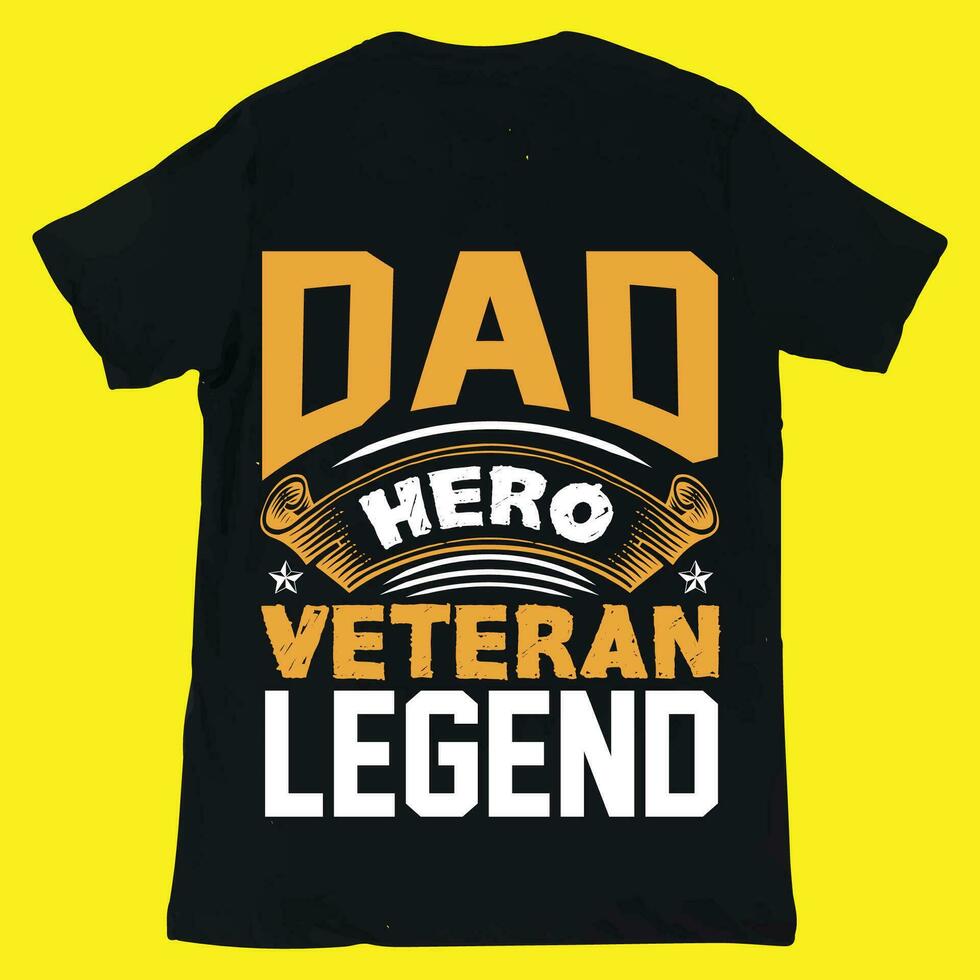 veteranos día increíble camiseta diseño para impresión vector