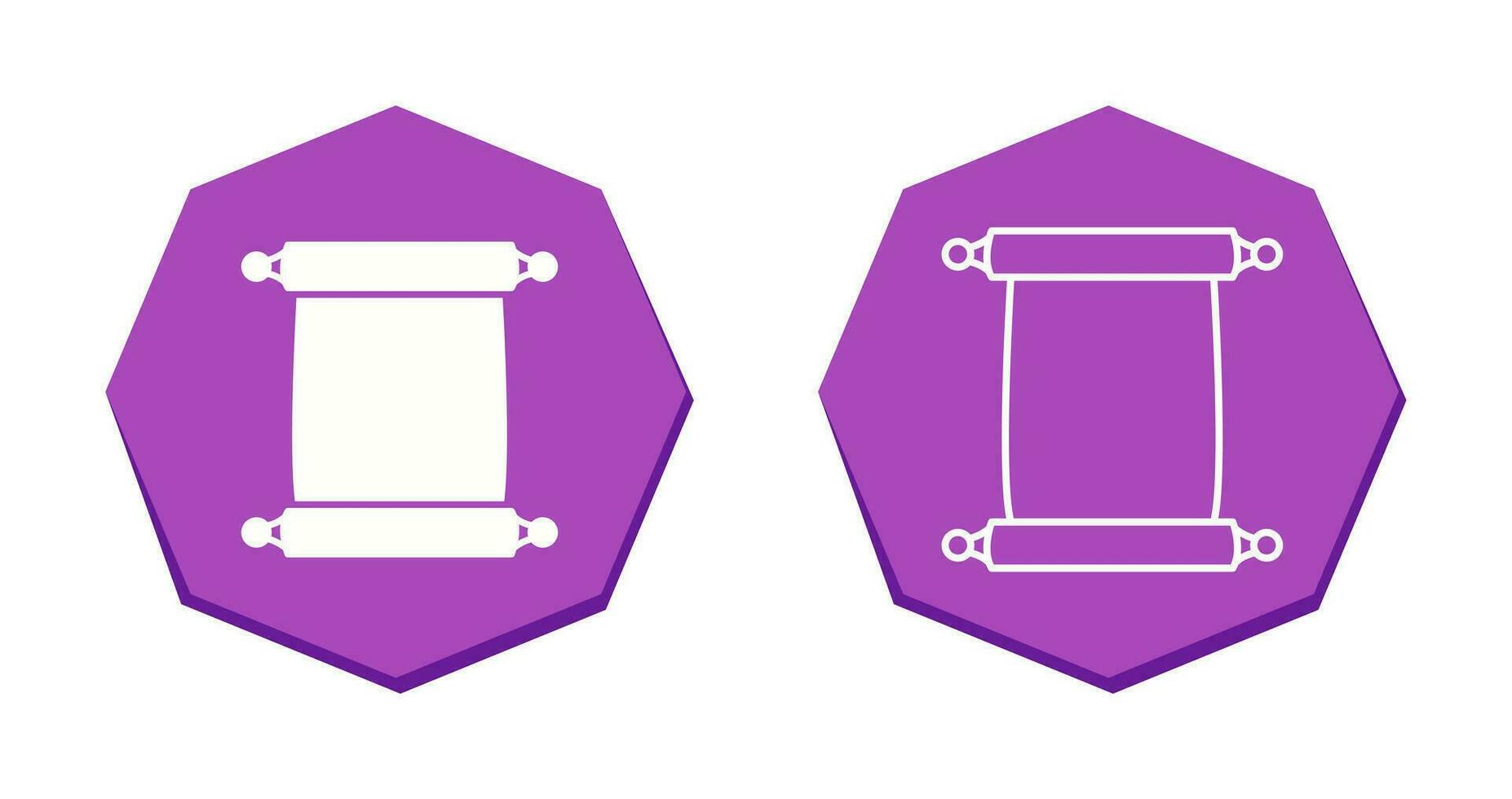 Scroll of Paper Vector Icon
