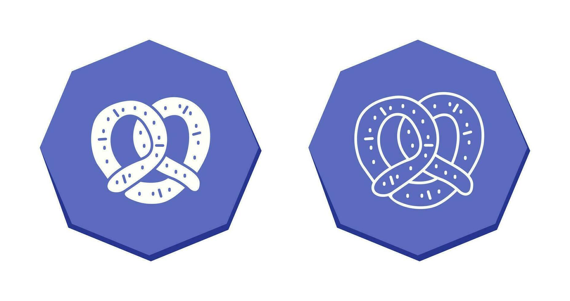 Pretzel Vector Icon