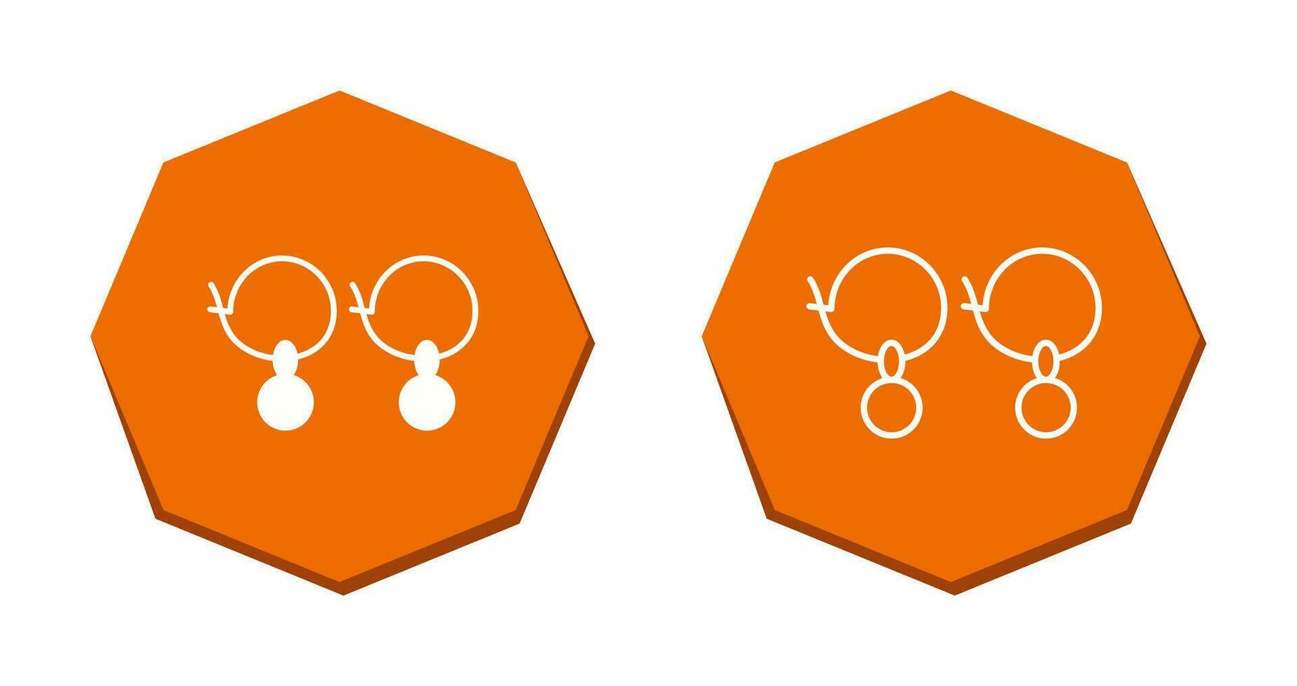 Earrings Vector Icon