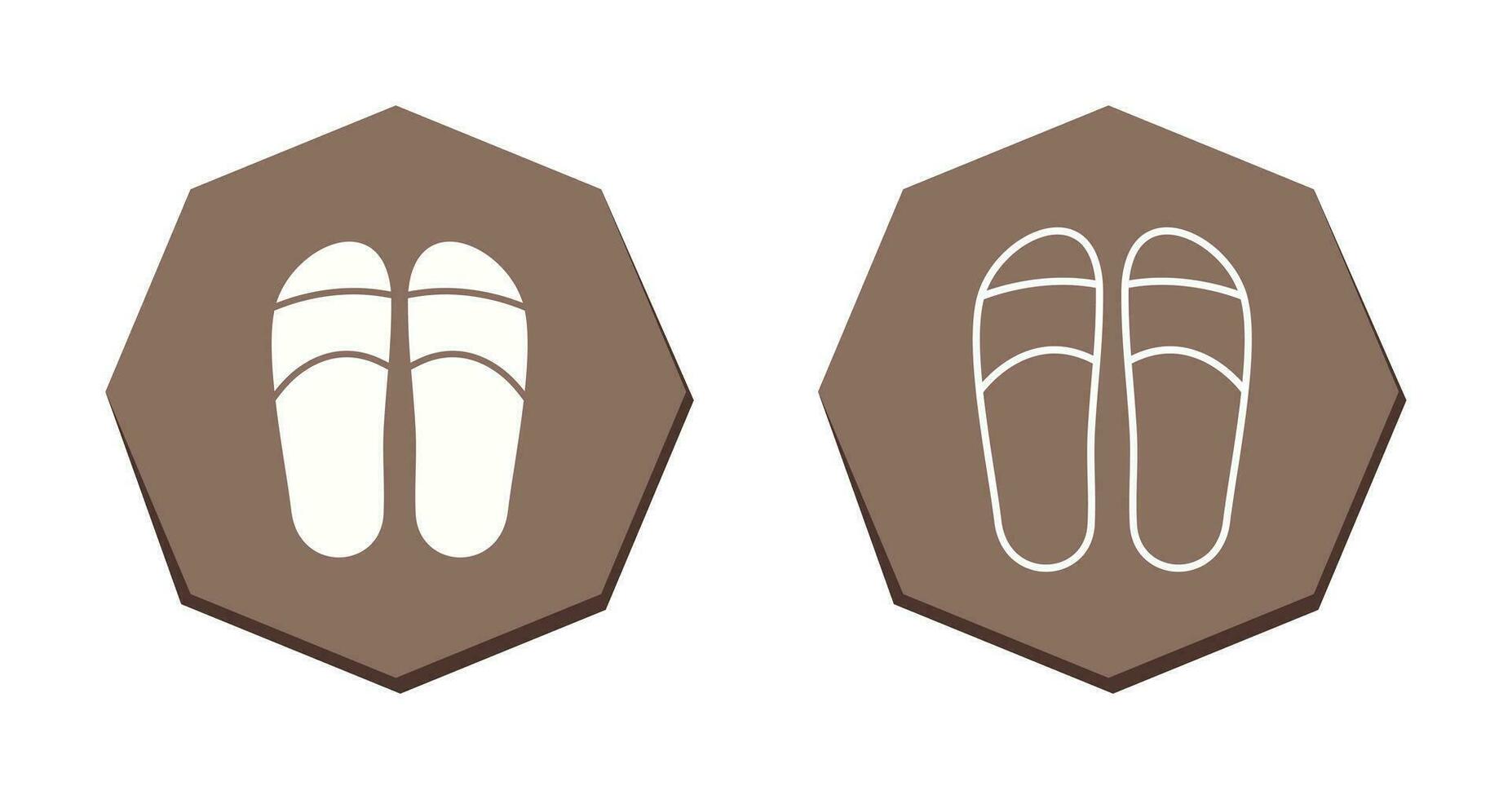 Slippers Vector Icon