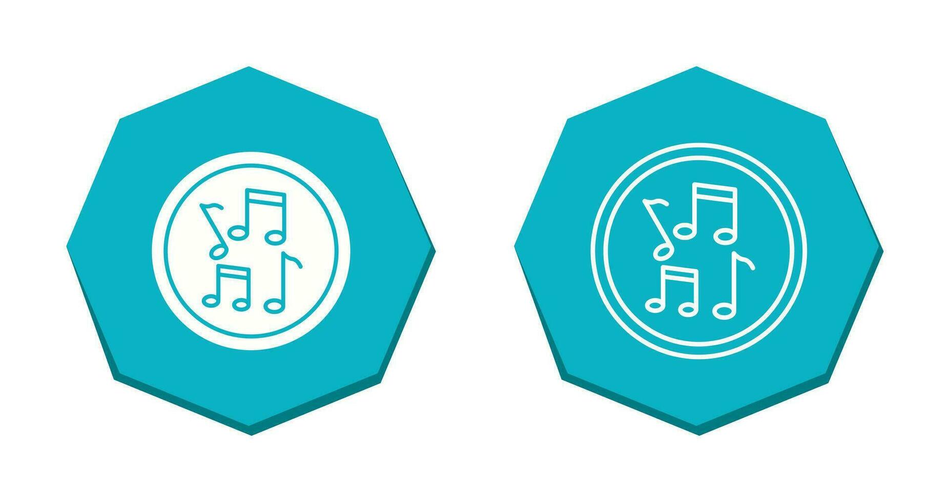 Musical Notes Vector Icon